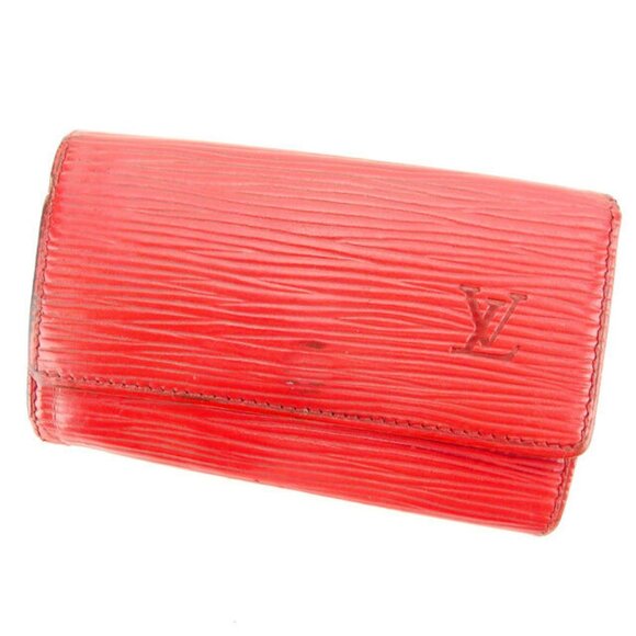 Louis Vuitton Key holder Key case Epi Red Woman Authentic Used - Picture 1 of 5